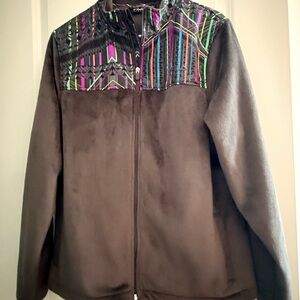 Fila Zip Down with Colorful Neon Accents